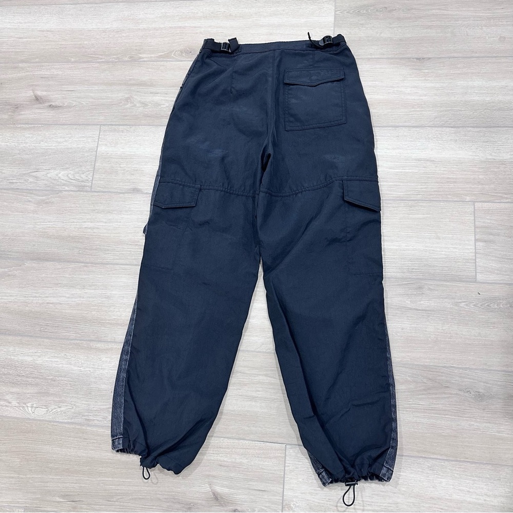 ALEXANDER WANG pack mix hybrid high waisted cargo jeans black size 25 - Picture 5 of 12